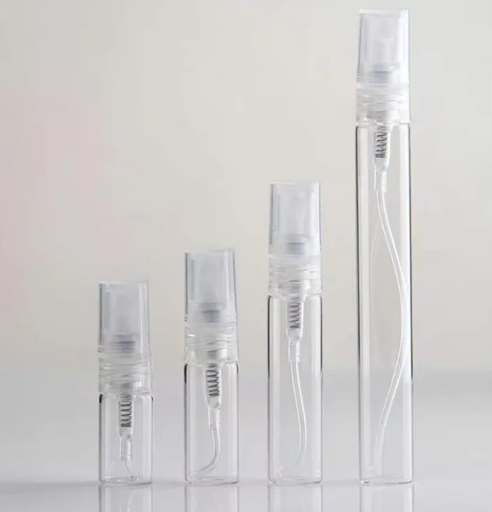Mini Glass Perfume Bottles With Atomizer