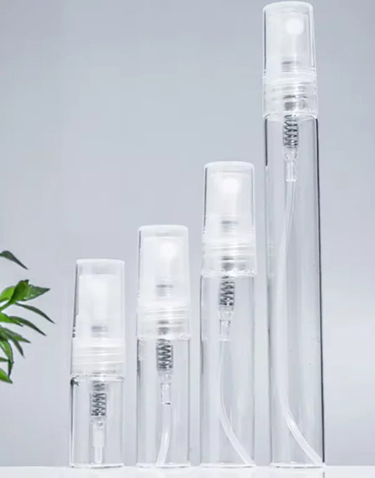 Mini Glass Perfume Bottles With Atomizer